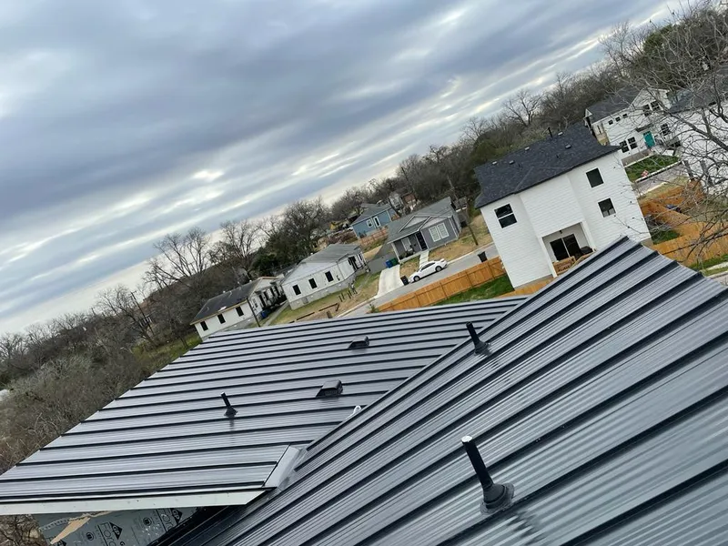Standing seam metal roof panels with vents for Skylight Repair in Streetsboro